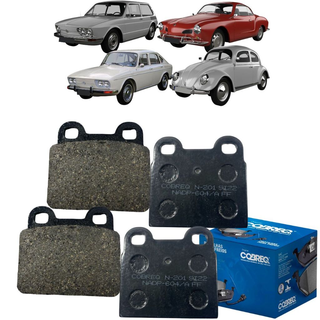 Pastilha Freio Dianteira Cobreq Vw Brasilia Fusca Karman em Oferta na Shopee