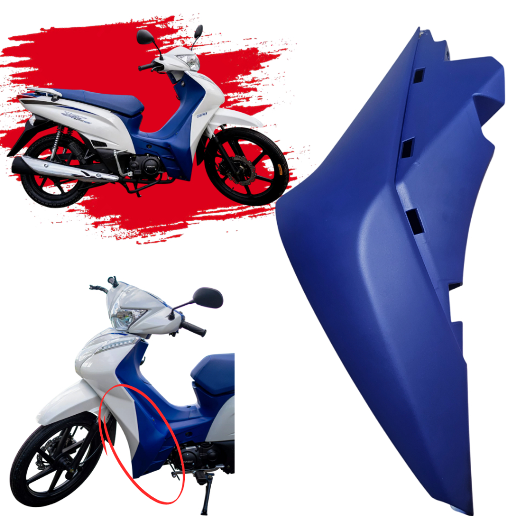 Complemento Carenagem Frontal Esquerda Shineray Jet 50S/125SS em Oferta na Shopee