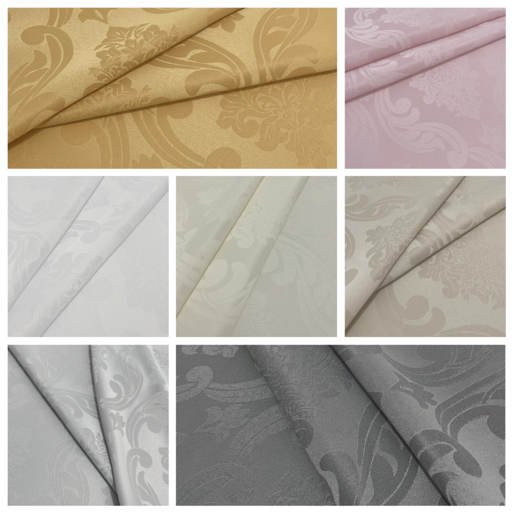 Tecido Jacquard Medalhão Arabesco Adamascado 3m x 2,80m largura Para Decoração Cortina Toalha