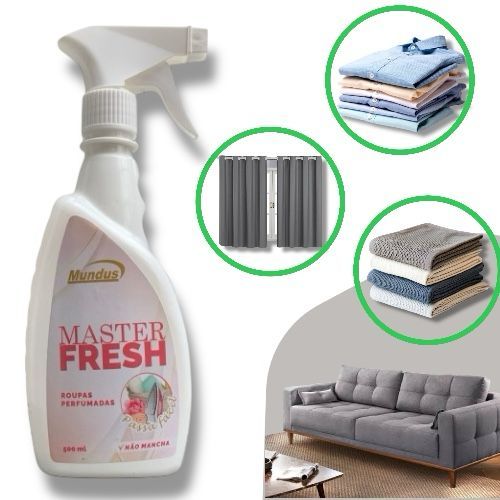 Passa Fácil Master Fresh Roupas Perfumadas Mundus 500 ML (gatilho incluso) em Oferta na Shopee
