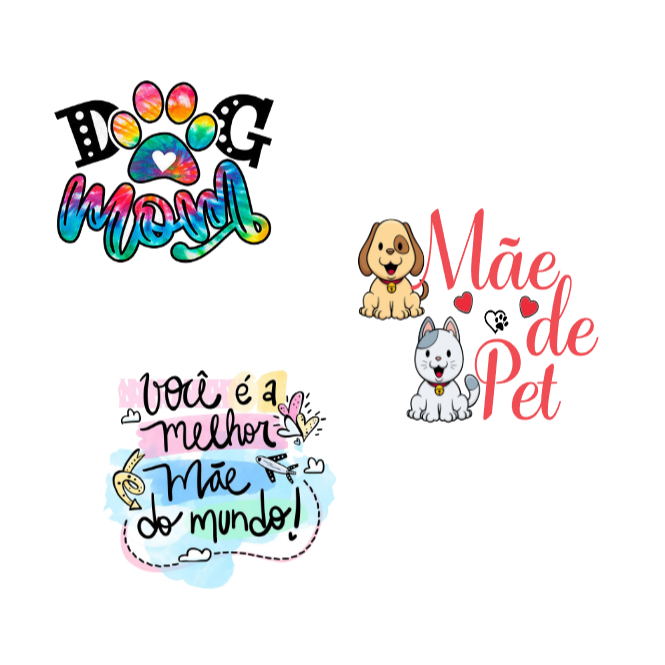 120 apliques dia das mães  para laços e gravatas  pet sem cola cod 03