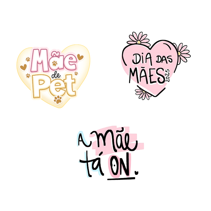 120 apliques dia das mães  para laços e gravatas pet sem cola cod 06