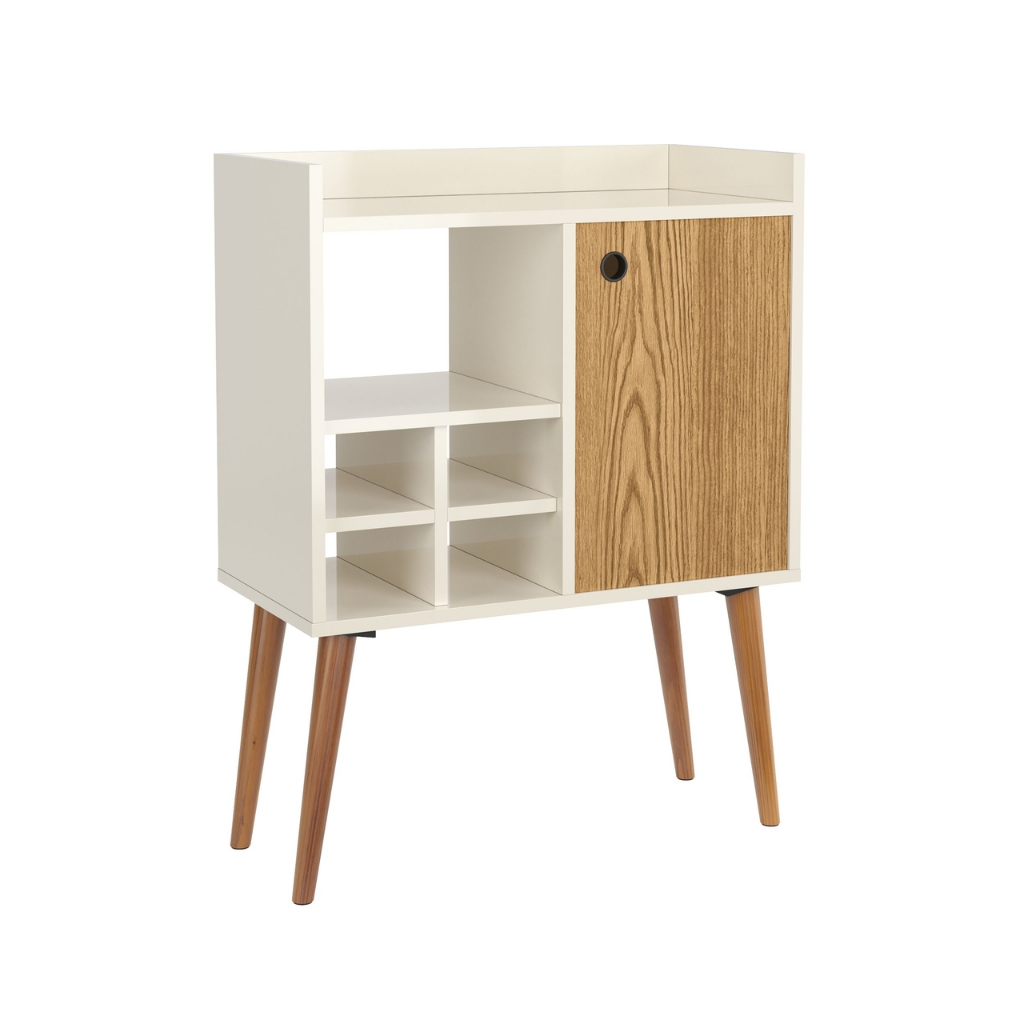 Detalhes do QUEIMA DE ESTOQUE PROMOÇÃO! Aparador Buffet Balcão Multiuso Para Sala Escritório Cantinho do Café ROMA
