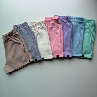 Kit 5 Shorts feminino de Bolso bermuda no moletom short academia feminino com cintura alta em Oferta na Shopee