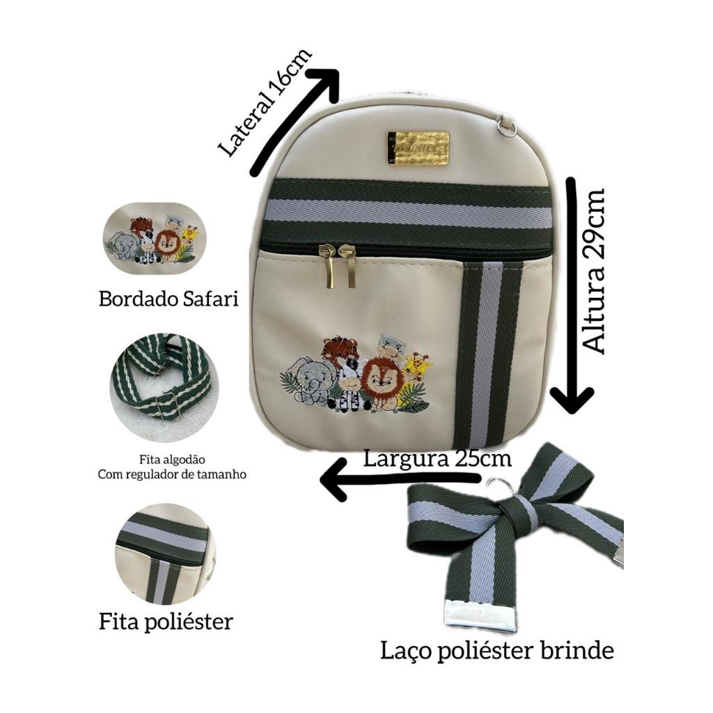 Mochila luxo mala saída maternidade menino/menina térmica avulsa bebê.