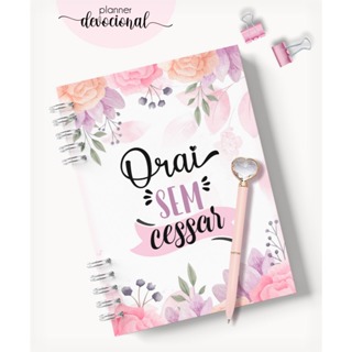Caderno Devocional Orai sem Cessar ( capa dura) Feminino em Oferta na Shopee