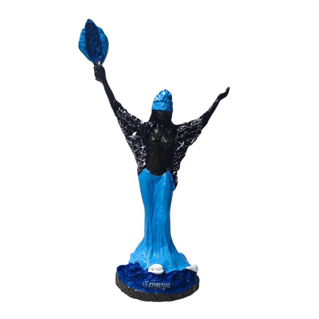Iemanjá Orixá Estatueta Resina 15cm em Oferta na Shopee