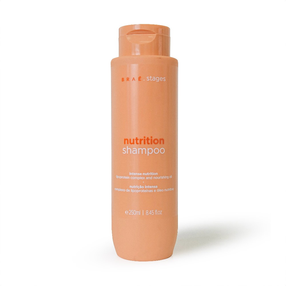Shampoo Braé Stages Nutrition 250ml Nutrição Intensa dos Cabelos