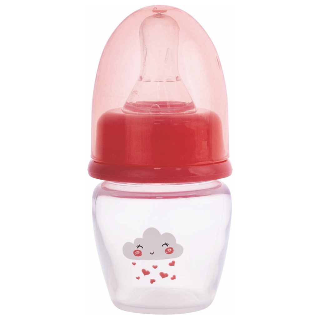 Mamadeira Bico Silicone Fino 40ml Bebê Recem Nascido Anticólica Atóxica Testada Chuquinha Segura