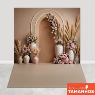 Fundo Fotográfico Dia das Mães Cenário Arco Boho Painel Em Tecido Sublimado para Foto – FDM-139 em Oferta na Shopee