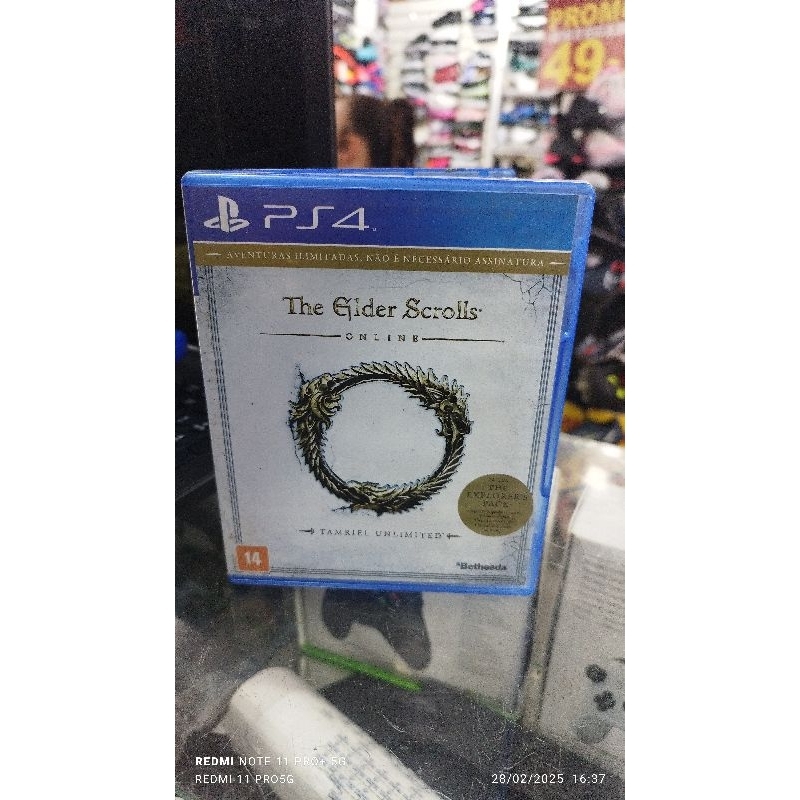 Jogo para PS4 PS5 Usado The Elder Scrolls Online Midia física