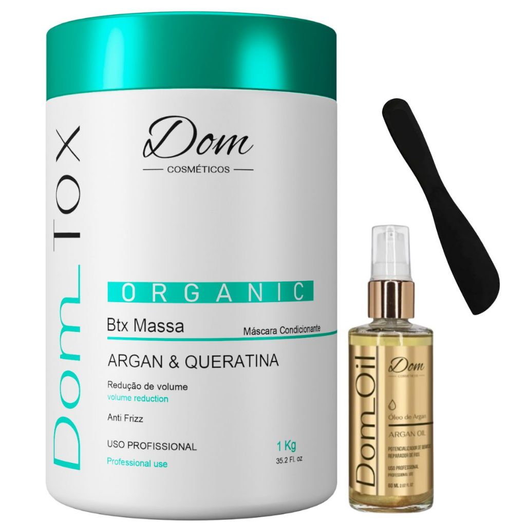 Kit Btox Capilar Orgânico 1Kg + Máscara de Tratamento Capilar 500g