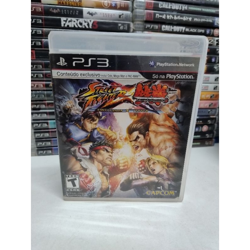 Jogo Street Fighter X Tekken - PS3 Mídia Física