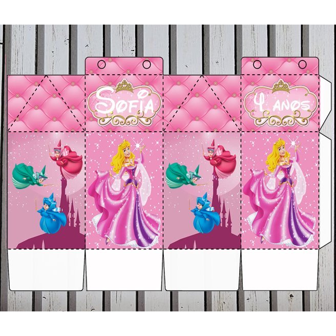 KIT 30 ITENS BELA ADORMECIDA - 15 CAIXINHAS MILK E 15 PIRAMIDE **COM NOME** LEMBRANCINHAS PERSONALIZADAS OU OUTROS TEMA em Oferta na Shopee