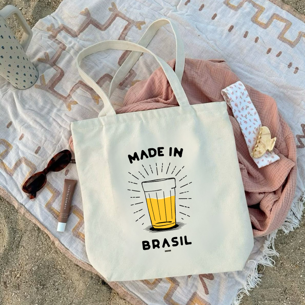 Ecobag Bolsa Ecológica "MADE IN BRAZIL"- 100% algodão