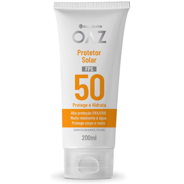Protetor Solar FPS 50 Eurofarma OAZ Creme 200ml