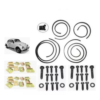 Kit Borracha Assoalho Fusca + Kit Parafusos + 20 Barquinhas em Oferta na Shopee