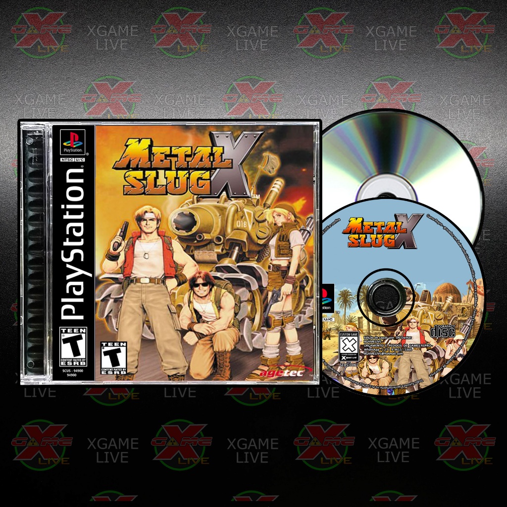 Metal Slug X - Repro Ps1 / PSx  Play 1 - By XGAMELIVE