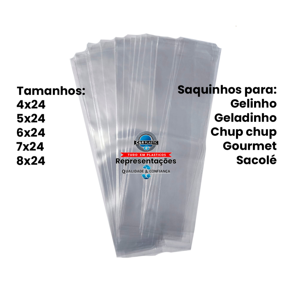 Saquinho Saco Para Geladinho Gourmet Gelinho Sacolé ChupChup  DimDim Sacolé sacos para talher em PEBD. Espessura 0,04