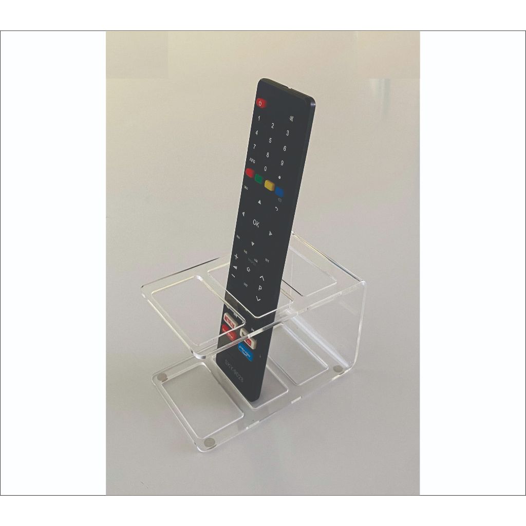 Suporte Acrílico Para Controle Remoto/Ar Condicionado | 100% Acrílico + Resina Anti-derrapante