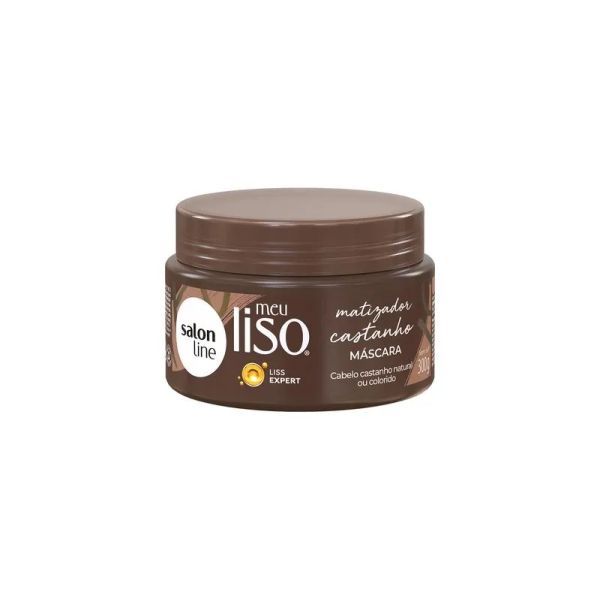 Salon Line Meu Liso Mascara Matizadora 300G Castanho