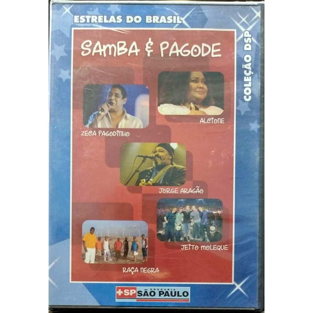 DVD Samba & Pagode Estrelas do Brasil DSP 2006 lacrado