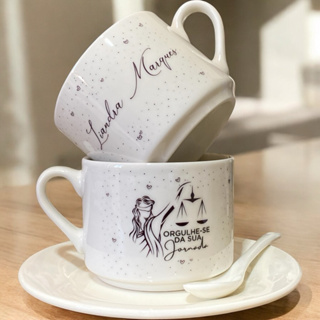 Xícara  DIREITO  personalizada com nome - ORGULHE-SE DA SUA JORNADA em Oferta na Shopee