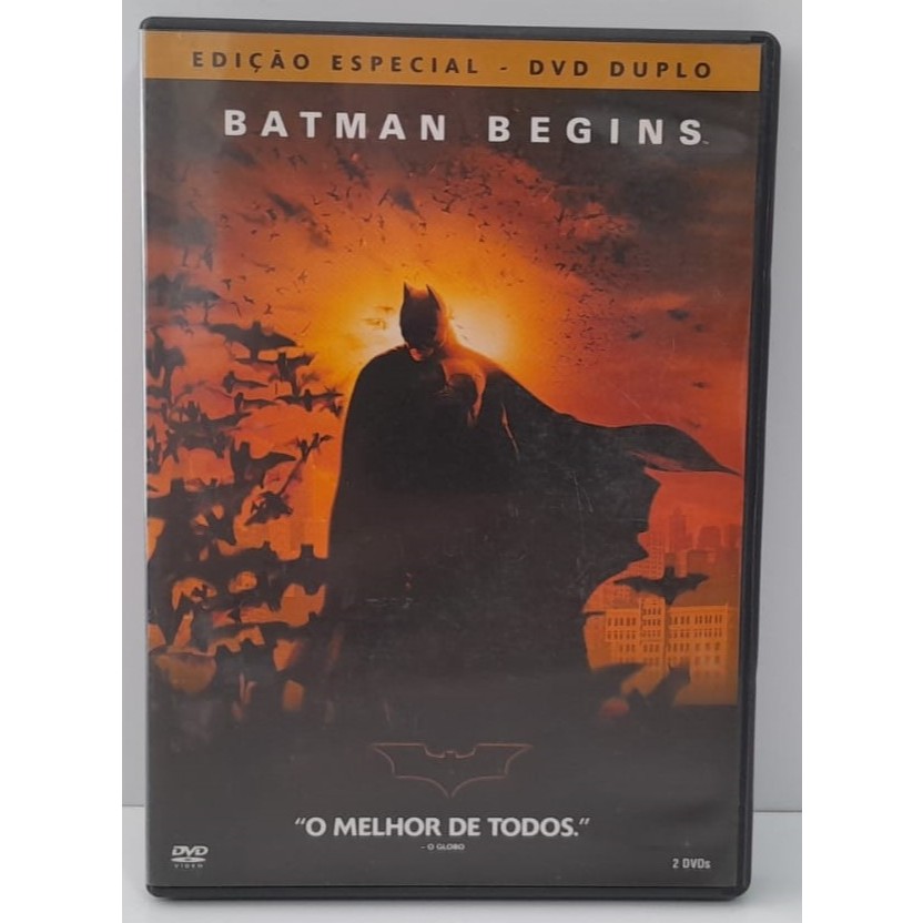 DVD Batman Begins Edição Especial Dupla Original Impecável - Warner - 2005