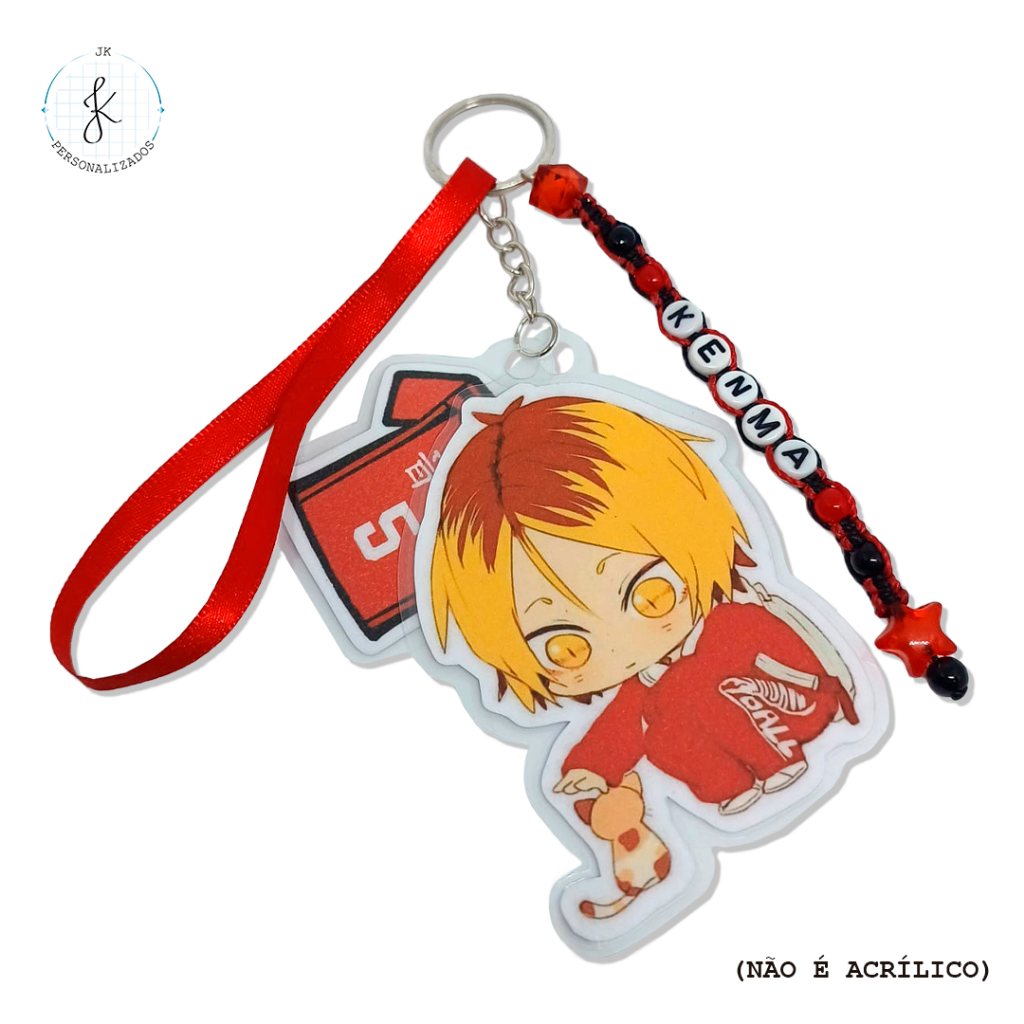 Anime - Chaveiro Plastificado - Haikyuu - Nekoma