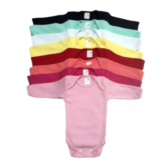 9 Peças - Body Manga Longa Roupa De Bebê Atacado Lote Gêmeos