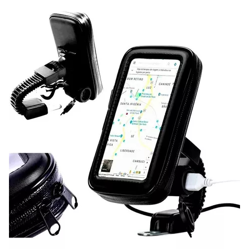 Suporte Case Impermeavel Para Smartphone Ate 6.7" Guidao Do Moto em Oferta na Shopee