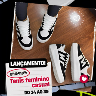 Tênis feminino casual Estiloso Varias Cores Confortável Leve e Macio Estoque Limitado Envio Imediato em Oferta na Shopee