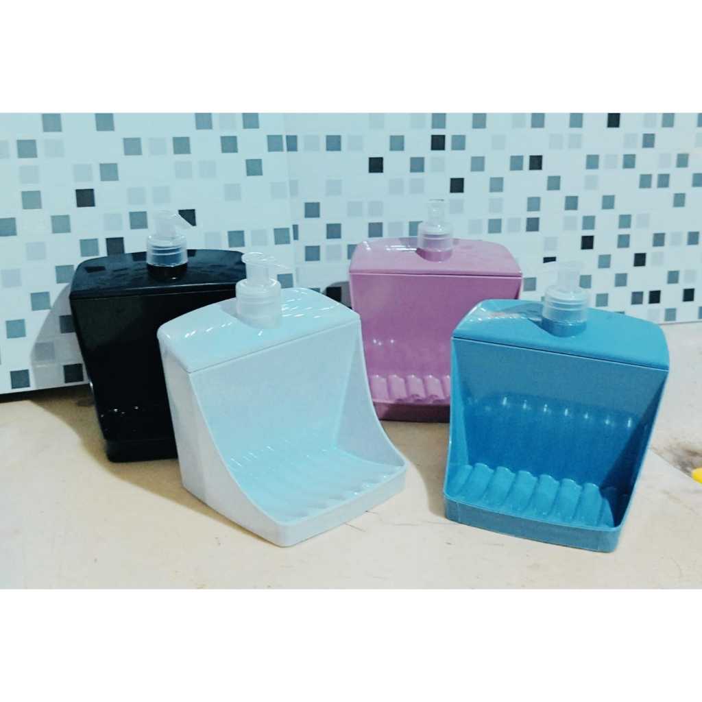 Porta Detergente Dispensador Líquido Cozinha Colors E Transparente em Oferta na Shopee