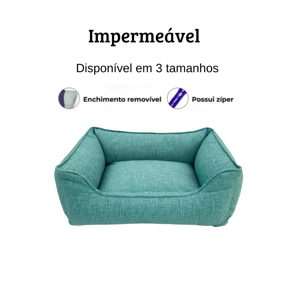 Cama/caminha para pet Impermeável com zíper - Cachorros e gatos