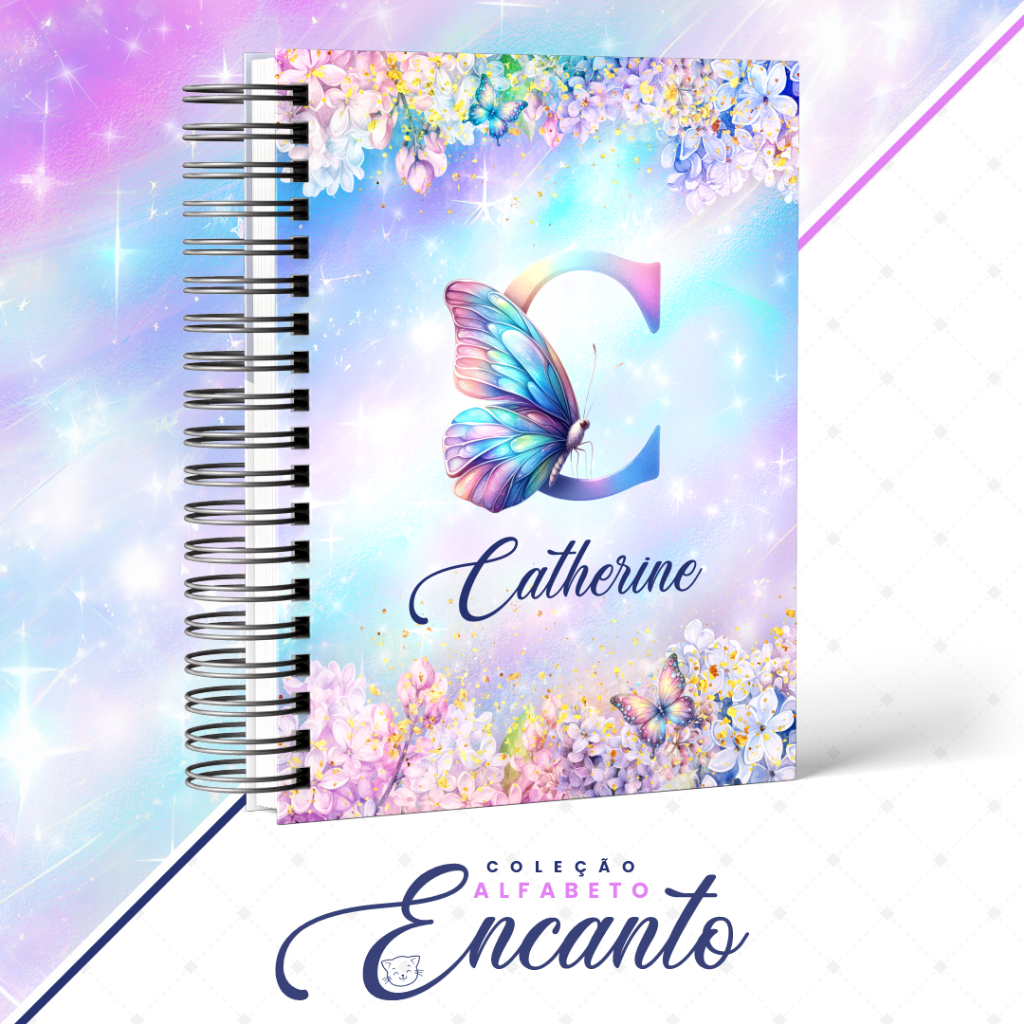 Agenda 2025 - Coleção Encanto, Colorido, Arco-íris, Aquarela
