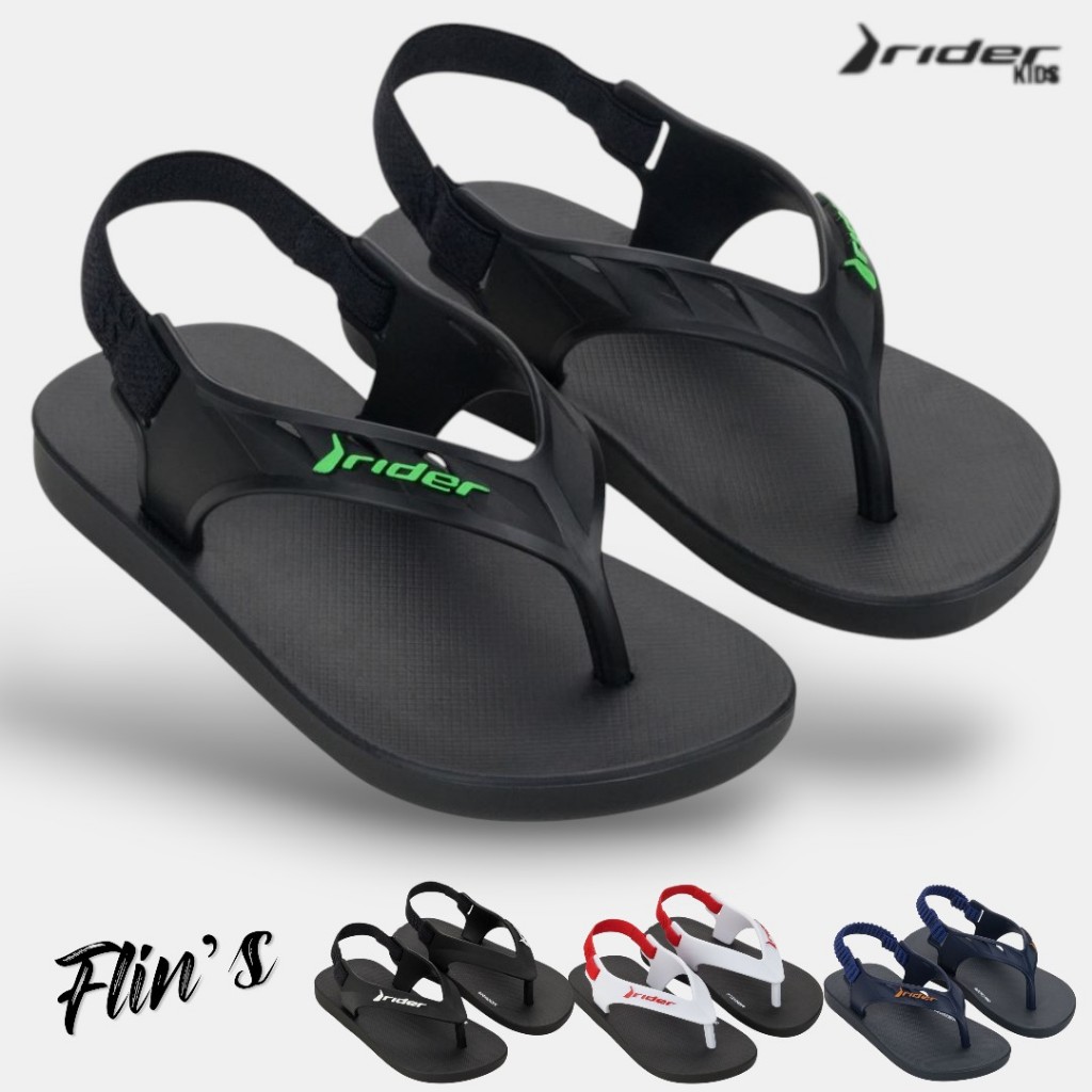 Chinelo Infantil Baby Rider Street / Feel / Fun Com Elástico e Solado Anti derrapante