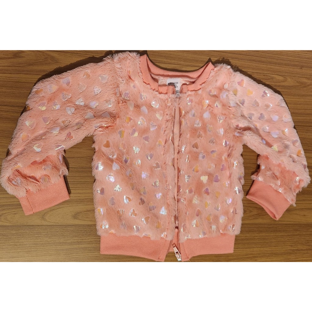 BOMBER INFANTIL TECIDO APELUCIADO CORACAO FURTA_COR
