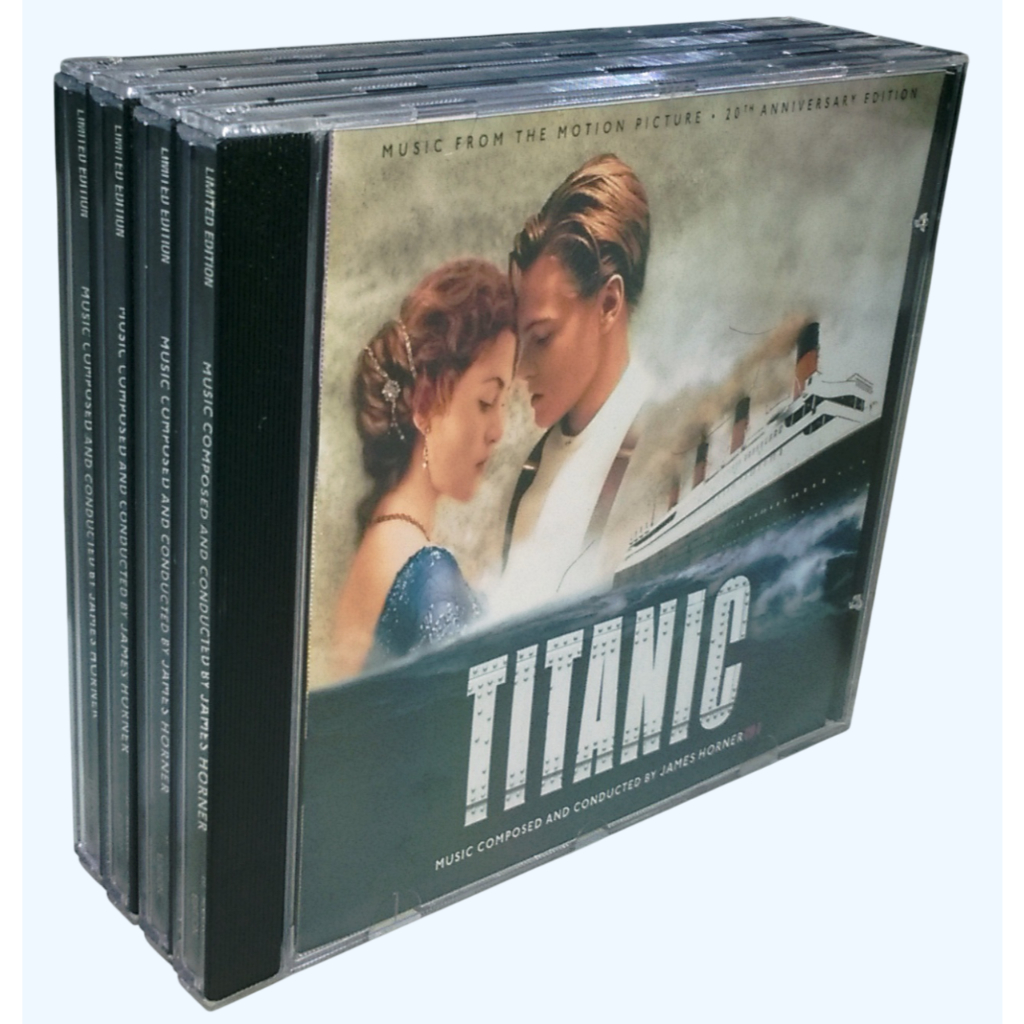 BOX  4 CDS  TITANIC SOUNDTRACK (James Horner - Titanic (20th Anniversary Edition  2017)