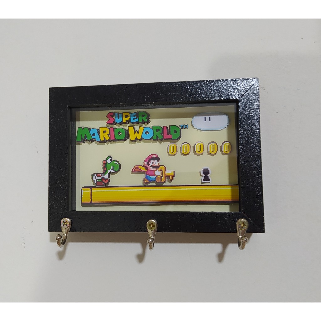 Porta chaves 3D super mario world fase da peninha