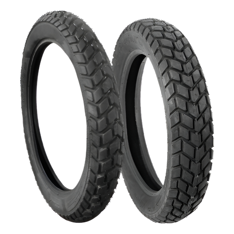 Par Pneu Crosser Dianteiro/traseiro 90/90-19 + 110/90-17