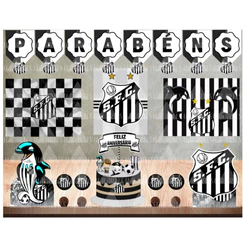 Kit Festa Santos Times de Futebol só um Bolinho