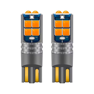 Par Lâmpada Pingo T10 10 Chip Led 3030 Canbus Ambar Laranja em Oferta na Shopee