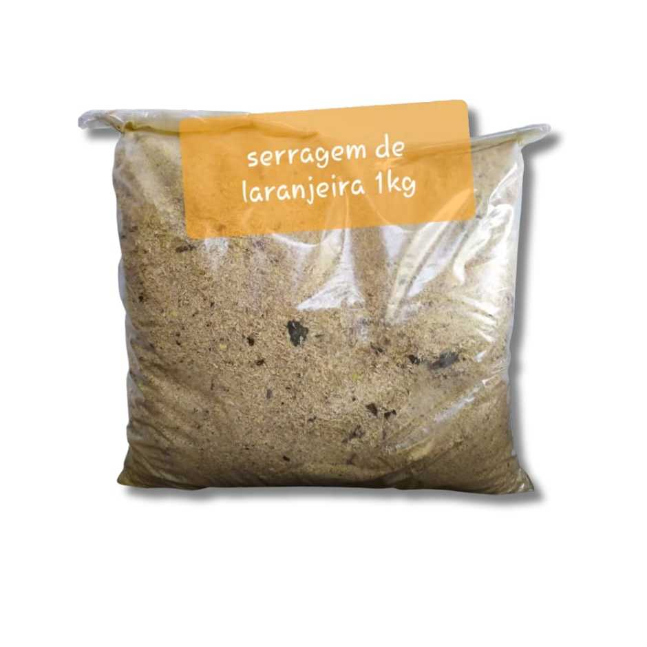 Serragem frutífera para defumação de alimentos e bebidas, LARANJEIRA, 1kg