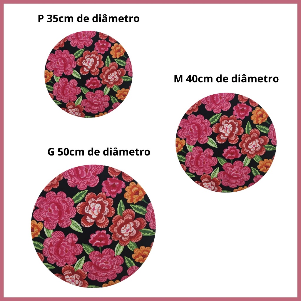Capas para Mesinhas Estampadas Trio Lateral Redonda Sala Pé Palito Retro Festa Decoração - NÃO ACOMPANHA MESINHAS