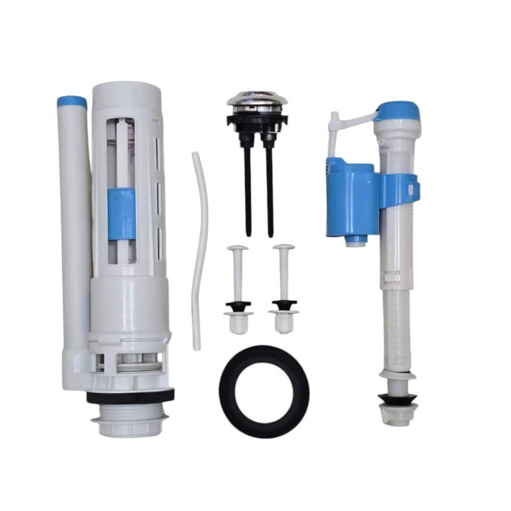 Kit Reparo Para Caixa Acoplada Completo Acionamento Duplo Universal ( REPAR )