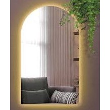 Espelho Janela - Arco com 60X40 Led sem jateado em Oferta na Shopee