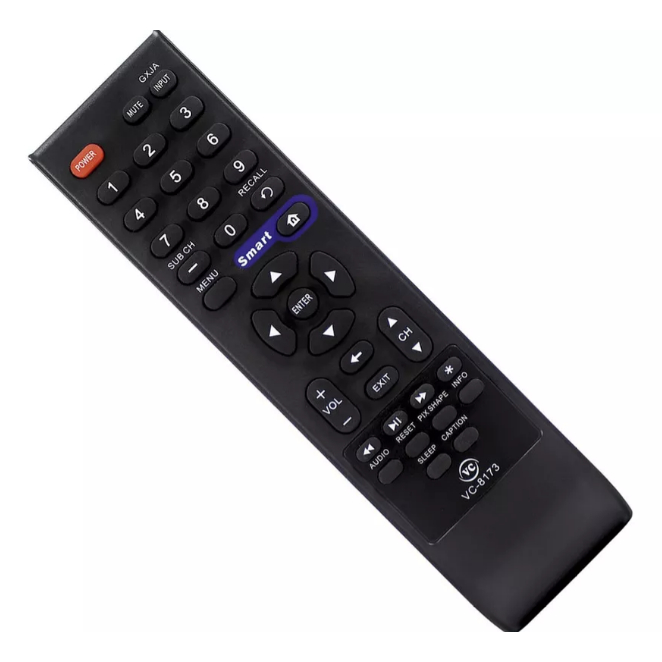 Controle Remoto Compatível Com Tv Sanyo Vc-a8173