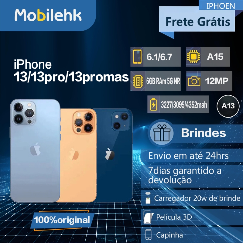 Celular IPhone 13 / 13 Pro/ 13 Pro Max 128gb 100% Original Com Garantia