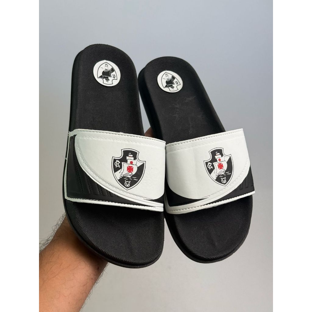 Chinelo Vasco da Gama Slide Super Confortável Lançamento Preço Imperdível