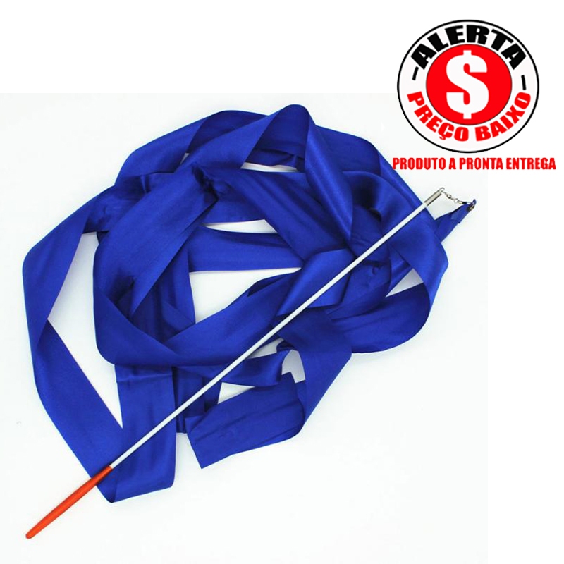 Fita De Ginastica Ritmica De Apresentação Azul